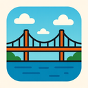 icon_travel_bridge_thin icon preview