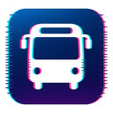 icon_travel_bus_digital_glitch icon preview