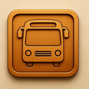 icon_travel_bus_embossed icon preview