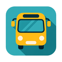 icon_travel_bus_flat_design icon preview