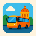 icon_travel_bus_iconic icon preview