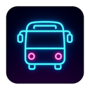 icon_travel_bus_neon icon preview