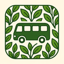 icon_travel_bus_organic_pattern icon preview