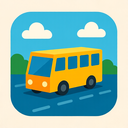 icon_travel_bus_origami icon preview