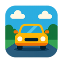 icon_travel_car_flat_design icon preview