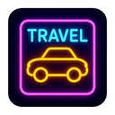 icon_travel_car_neon icon preview