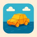 icon_travel_car_origami icon preview