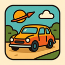 icon_travel_car_retro icon preview