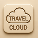 icon_travel_cloud_embossed icon preview
