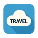 icon_travel_cloud_flat_design icon preview