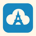 icon_travel_cloud_iconic icon preview