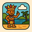 icon_travel_cloud_tribal icon preview