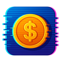 icon_travel_coin_digital_glitch icon preview