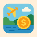 icon_travel_coin_flat_pastel icon preview