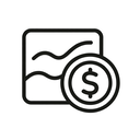 icon_travel_coin_minimal_outline icon preview