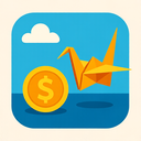icon_travel_coin_origami icon preview