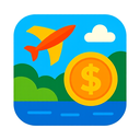 icon_travel_coin_vibrant_colors icon preview