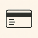 icon_travel_credit_card_minimalist icon preview