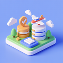 icon_travel_database_3d_isometric icon preview