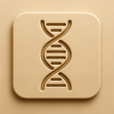 icon_travel_dna_strand_embossed icon preview