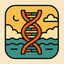 icon_travel_dna_strand_retro icon preview