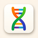 icon_travel_dna_strand_vibrant_colors icon preview