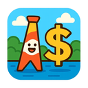 icon_travel_dollar_sign_cartoon icon preview