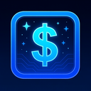 icon_travel_dollar_sign_futuristic icon preview
