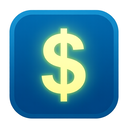 icon_travel_dollar_sign_glow_effect icon preview
