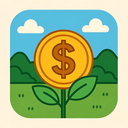 icon_travel_dollar_sign_organic icon preview