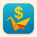icon_travel_dollar_sign_origami icon preview
