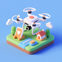 icon_travel_drone_3d_isometric icon preview