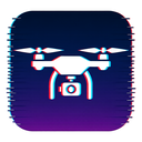 icon_travel_drone_digital_glitch icon preview