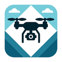icon_travel_drone_geometric icon preview