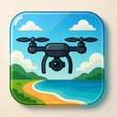 icon_travel_drone_glassy icon preview