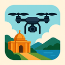 icon_travel_drone_iconic icon preview