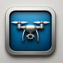 icon_travel_drone_metallic icon preview