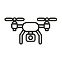 icon_travel_drone_minimal_outline icon preview