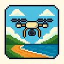 icon_travel_drone_pixel_art icon preview