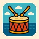 icon_travel_drum_bold icon preview