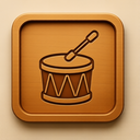 icon_travel_drum_embossed icon preview