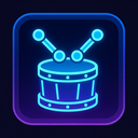 icon_travel_drum_futuristic icon preview