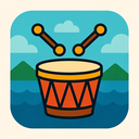 icon_travel_drum_geometric icon preview