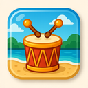 icon_travel_drum_glassy icon preview