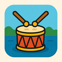 icon_travel_drum_iconic icon preview
