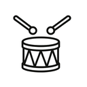 icon_travel_drum_line_art icon preview