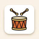 icon_travel_drum_minimalist icon preview