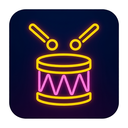 icon_travel_drum_neon icon preview