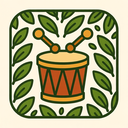 icon_travel_drum_organic_pattern icon preview