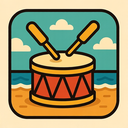 icon_travel_drum_retro icon preview